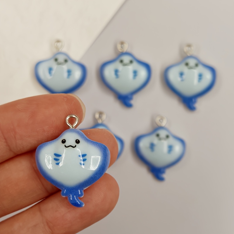 Resin Crafts Diy - 6 pezzi di ciondoli in resina