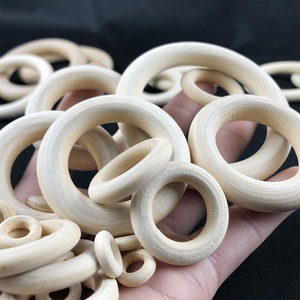 Wood Ring Blank - Anello per dentizione in legno massello