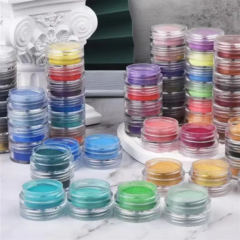 Resin Glitter Pack - 6 pezzi di pigmento minerale perlato
