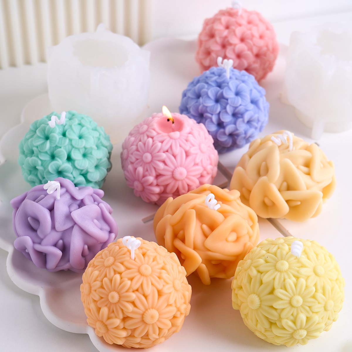 3D Intaglio Fiore Palla Candel - Resin Craft Ideas recensione e prezzo