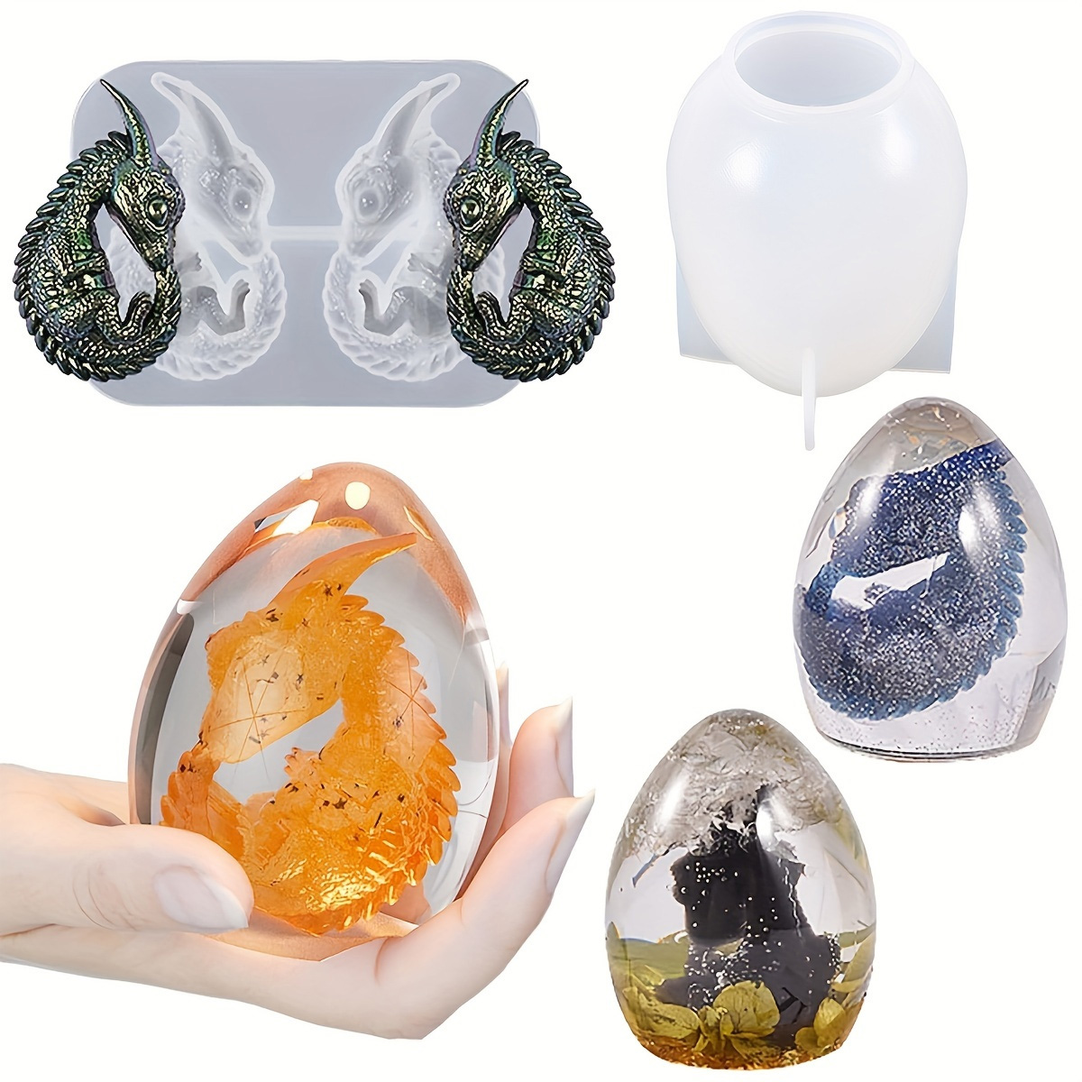 Stampi per uova di drago in si - Resin Craft Ideas recensione e prezzo